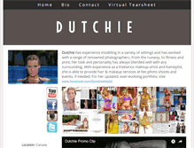 Tablet Screenshot of dutchiemodel.com